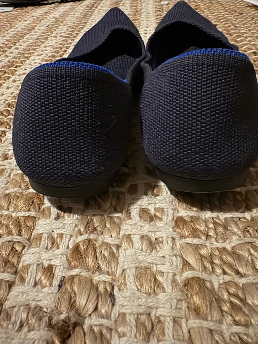 Rothy’s The Point Navy Blue Pointed Toe Flats - Size 7